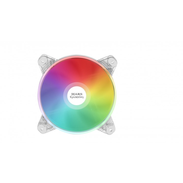Mars gaming MFD ventilador caja 12cm blanco