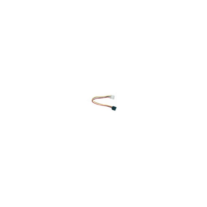 GEMBIRD CC-SATA-PS cable de alimentación interna SATA de 15 pines Macho/Molex (4-pin) Macho 0,15 m