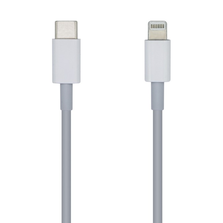 AISENS Cable Lightning Macho/USB C Macho 0,2 m Blanco