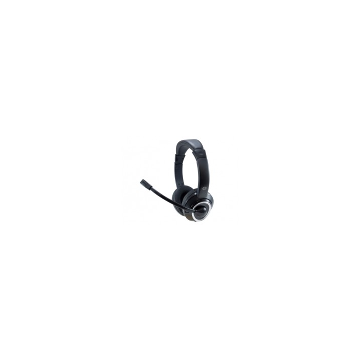 Auriculares diadema conceptronic conector de 3.5mm 2m negro POLONA02BA