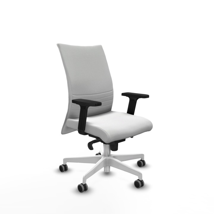 Piqueras y Crespo Albacete confidente sincro bali blanco brazos 2D base blanca ruedas 65mm engomadas