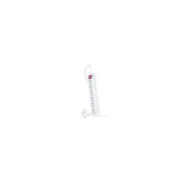 Nanocable Regleta con interruptor 6 tomas de corriente blanca