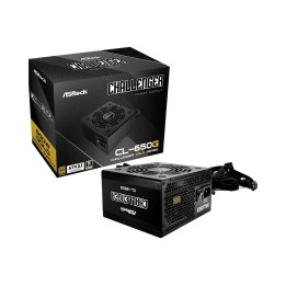 Asrock CL-650G Challenger unidad de fuente de alimentación 650 W 20+4 pin ATX ATX Negro