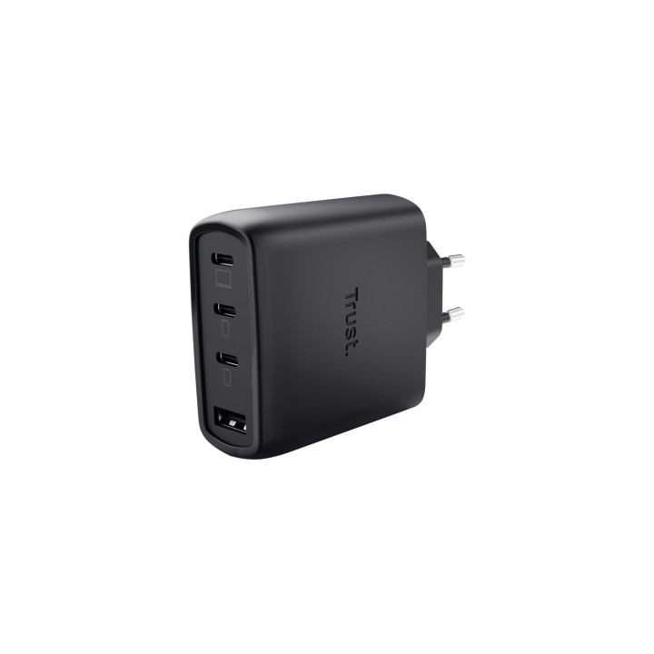 Trust Maxo 65W Universal Negro Corriente alterna Carga rápida Interior