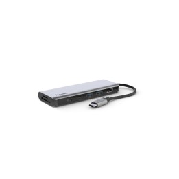 Belkin AVC009btSGY Hub usb 3.2 gen 1 (3.1 Gen 1) tipo-c 7puertos 5000 Mbit/s plata