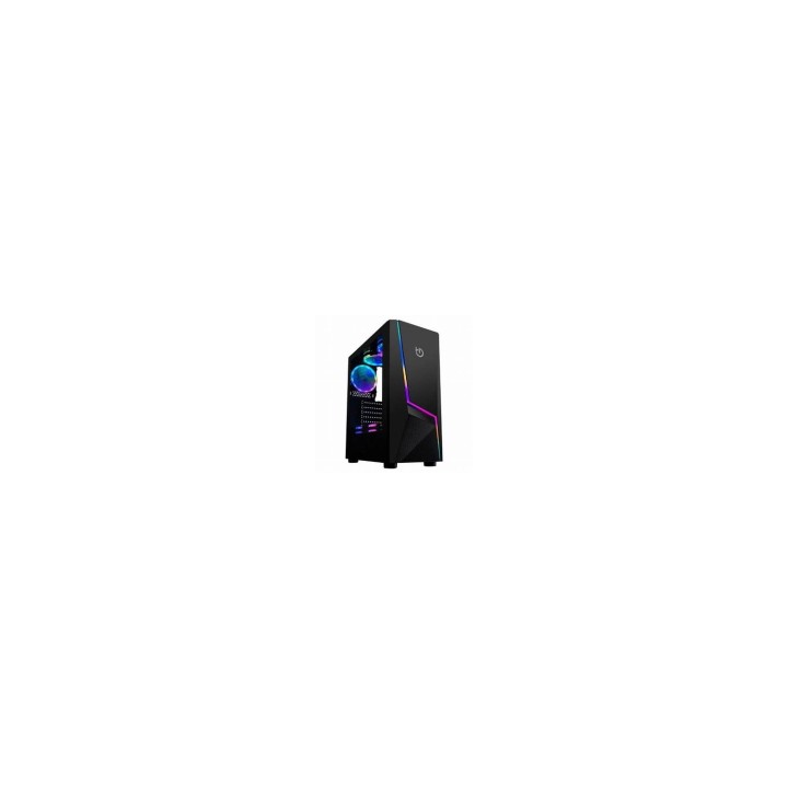 Hiditec V20 Pro ARGB Caja caming semitorre negro