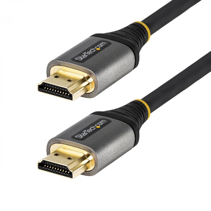StarTech.com Cable HDMI tipo A (Estándar) Ultra HD 4K 60Hz 1 m Negro, Gris