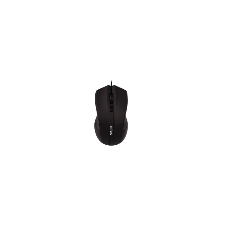 RATON Nilox Í“PTICO USB tipo A 1600 DPI Negro