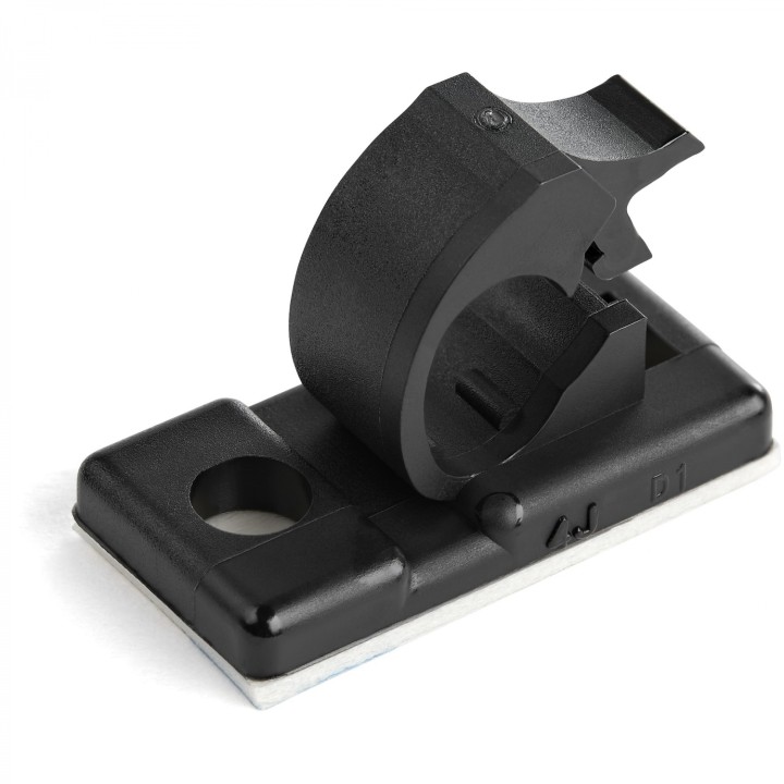 StarTech.com organizador de cables Clip para cable Negro 100 pieza(s)