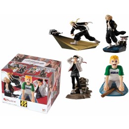 Expositor 4 figuras Petitrama Tokyo Revengers Series Toman Heroic Scenes 8cm