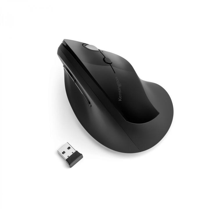 Kensington pro fit ergo Raton inalambrico vertical optico 1600dpi negro