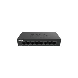 D-Link No administrado Gigabit Ethernet (10/100/1000) Negro
