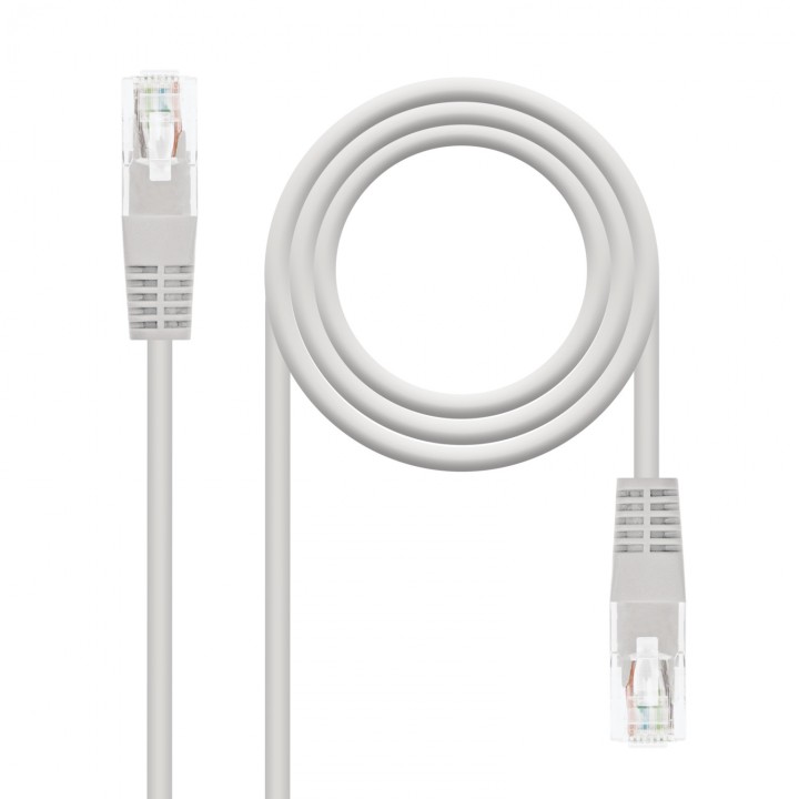 Nanocable Latiguillo de red RJ45 Cat.6 U/UTP (UTP) AWG24 1.5m gris