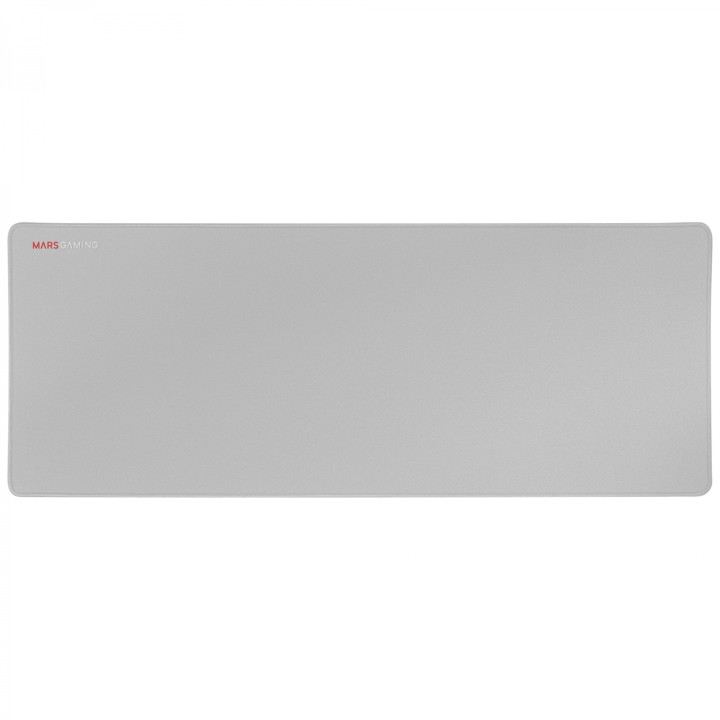 Mars Gaming Alfombrilla XL Doble Capa de Nanotejido 800 x 300 x 4mm Plata