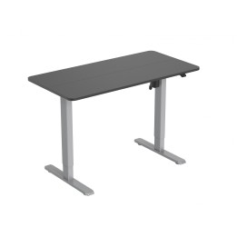 Equip 650811 escritorio para ordenador Negro, Gris