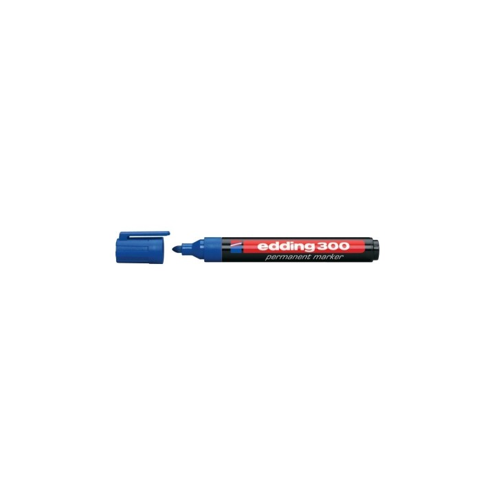 Edding 300 marcador permanente Azul 10 pieza(s)