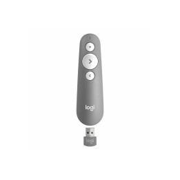 Logitech R500 Laser Presentation Remote apuntador inalámbricos Bluetooth/RF Gris