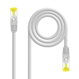 Nanocable Cable Red Latiguillo RJ45 LSZH CAT.6A SFTP AWG26, Gris, 30 cm