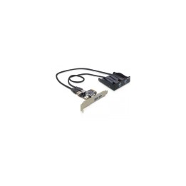 DeLOCK Front Panel + PCI Express Card tarjeta y adaptador de interfaz Interno USB 3.2 Gen 1 (3.1 Gen 1)