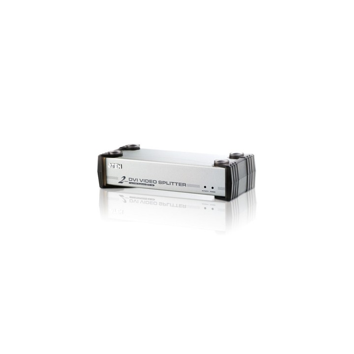 ATEN Distribuidor DVI/Audio de 2 puertos