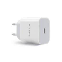 AISENS Cargador USB-C PÐ’3.0 1 Puerto 1x USB-C 20 W, Blanco