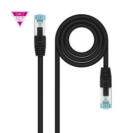 Nanocable Cable de Red Cat.7 600MHZ LSZH SFTP PIMF AWG26, Negro, 2 m