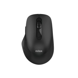 Nilox RATON DUAL WIRELESS 1600 DPI NEGRO ratón Oficina Bluetooth + USB Type-A Óptico