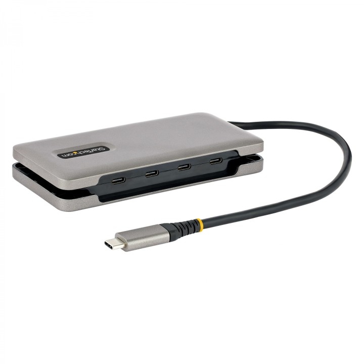 StarTech.com Hub USB C de 4 Puertos, 4 Puertos USB Tipo C, USB 3.1 de 10Gbps - Concentrador Ladrón USB Tipo C con Entrega de