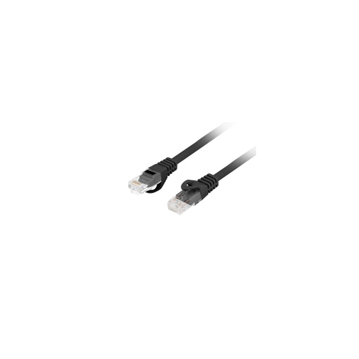 Lanberg PCU6-10CU-0150-BK cable de red Negro 1,5 m Cat6 U/UTP (UTP)