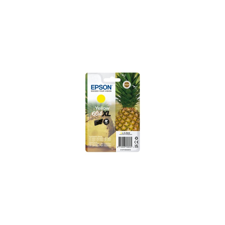 Epson 604XL cartucho de tinta 1 pieza(s) Original Alto rendimiento (XL) Amarillo