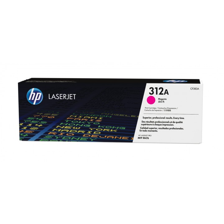 HP Cartucho de tóner 312A magenta para LaserJet