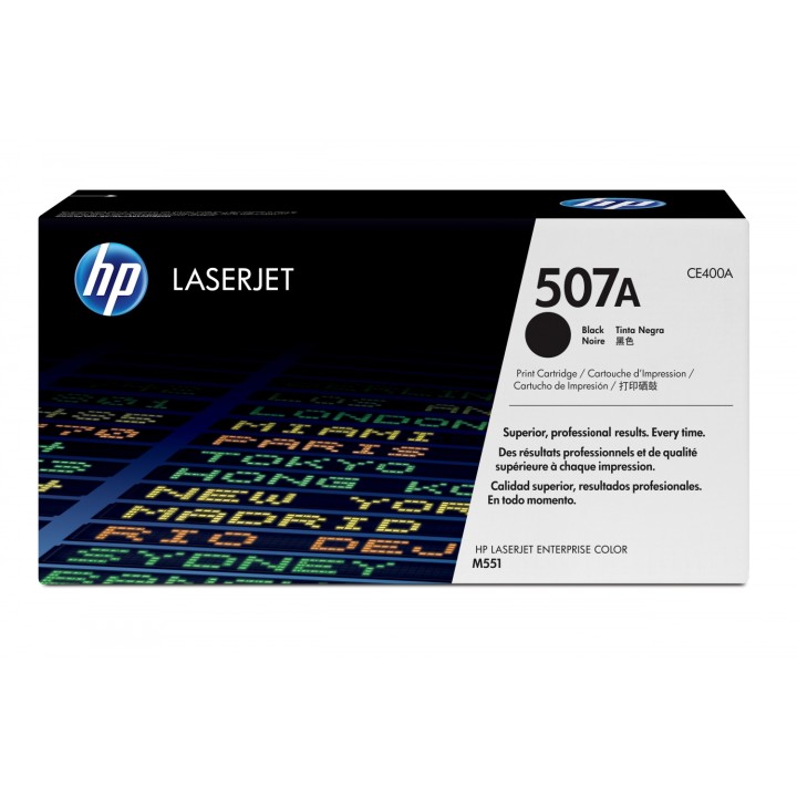 HP Cartucho de tóner original LaserJet 507A negro