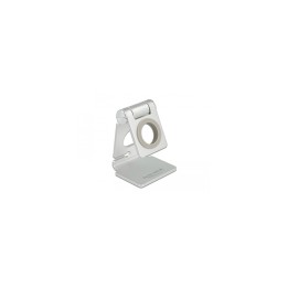 DeLOCK 18428 soporte Soporte activo para teléfono móvil Teléfono móvil/smartphone, Reloj inteligente Plata