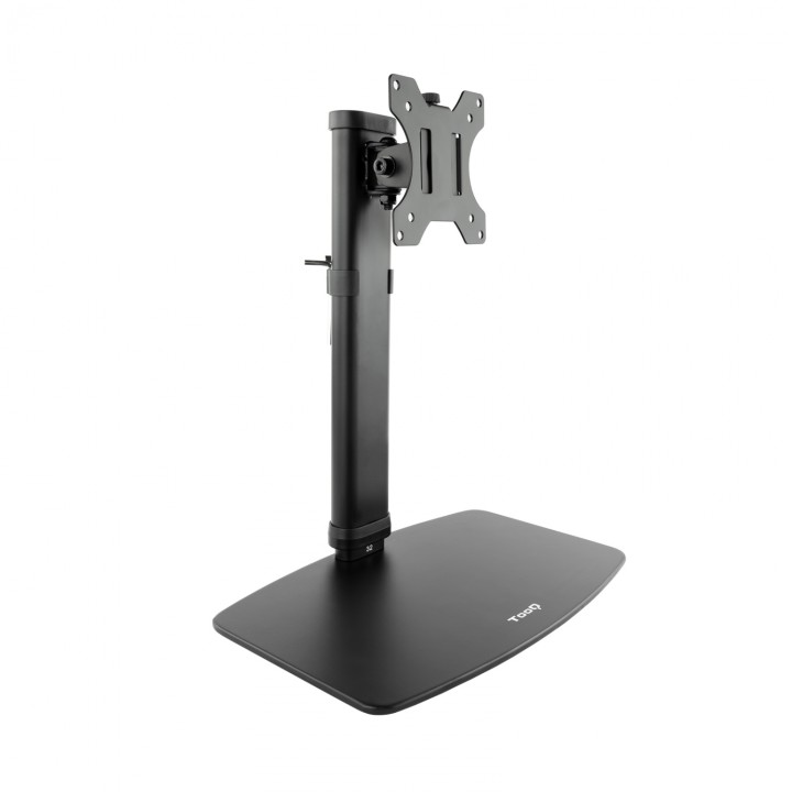 SOPORTE MONITOR TOOQ DE MESA DE 17P A 27P NEGRO