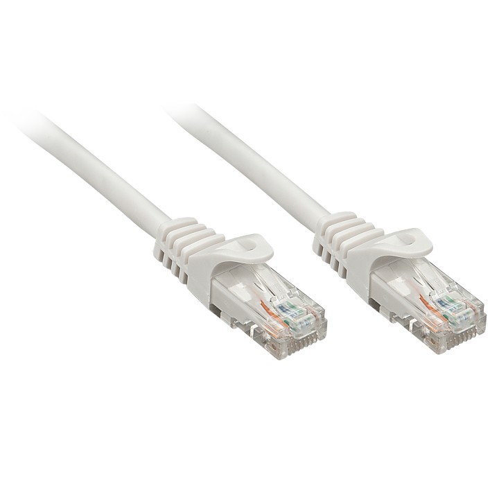 Lindy RJ-45/RJ-45 Cat6 5m cable de red Gris U/UTP (UTP)