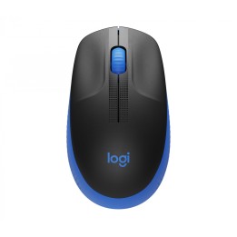 Logitech M190 ratón inalámbrico ambidextro óptico 1000dpi negro azul 910-005907