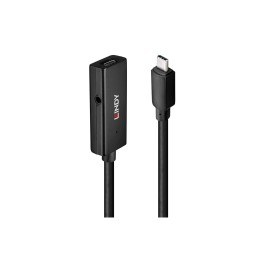 Lindy 43356 hub de interfaz USB 3.2 Gen 1 (3.1 Gen 1) Type-C 5000 Mbit/s Negro