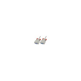 Lindy 3m Null modem cable cable de red Blanco