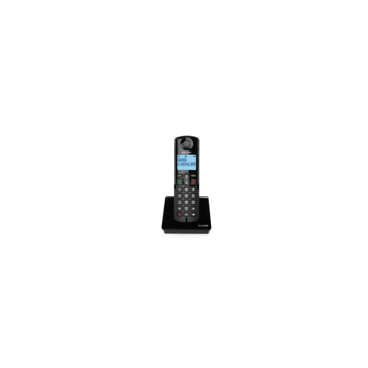 Alcatel S280 EWE Teléfono DECT Identificador de llamadas Negro