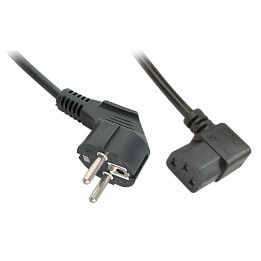 Lindy 30345 cable de transmisión Beige 2 m CEE7/7 C13 acoplador