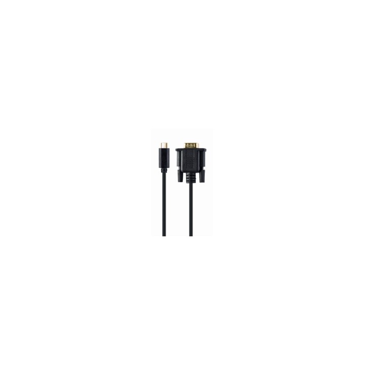 Gembird A-CM-VGAM-01 Adaptador gráfico USB 1920 x 1080 Pixeles Negro