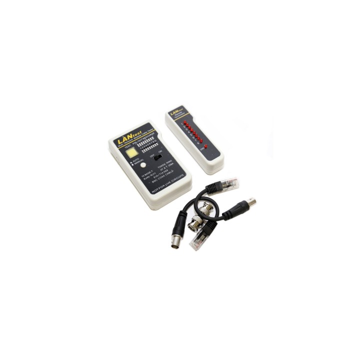 TESTER DE RED RJ11 / RJ12 / RJ45 / BNC WPC-TST-003