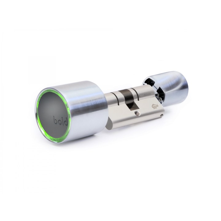 Bold Smart Lock Cerradura inteligente SX-33 Bluetooth IOS Android Acero Plata