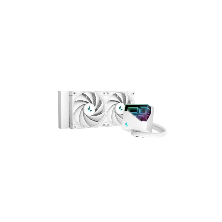 DeepCool LT520 WH Procesador Sistema de refrigeración lÍ­quida todo en uno 12 cm Blanco 1 pieza(s)