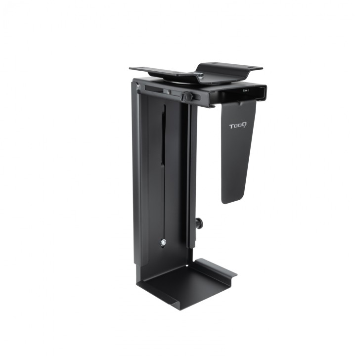 Tooq Soporte de Escritorio/Pared para CPU - Peso Max 10kg - Angulo de Giro 180Âº - Color Negro