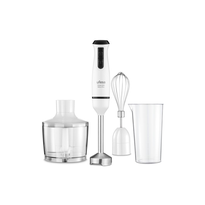 Ufesa 70105523 licuadora 0,6 L Batidora de inmersión 600 W Negro, Blanco