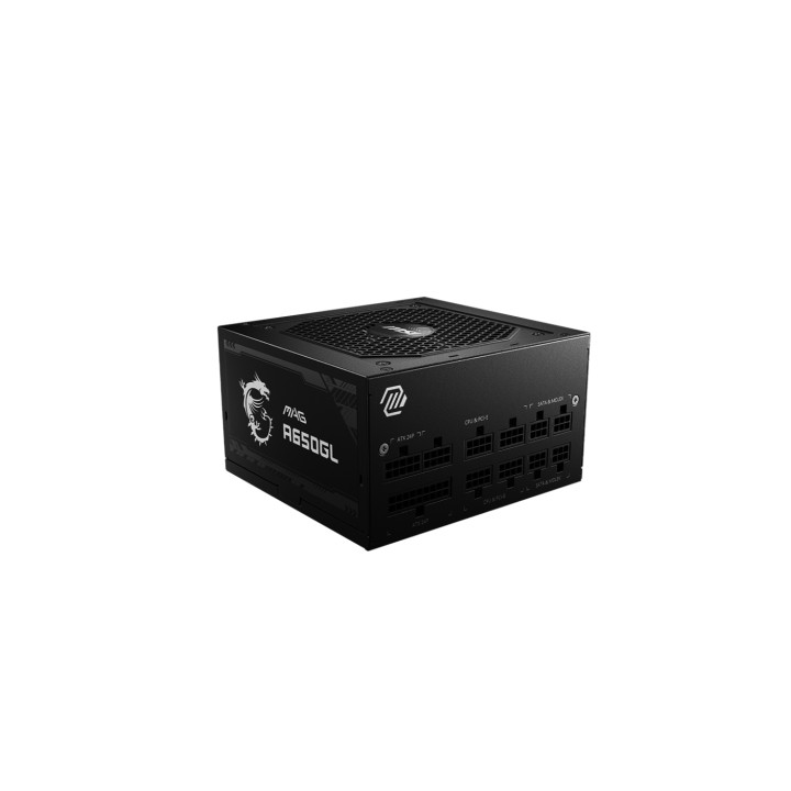MSI MAG A650GL unidad de fuente de alimentación 650 W 20+4 pin ATX ATX Negro