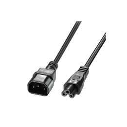 Lindy 30341 cable de transmisión Negro 2 m C14 acoplador C5 acoplador