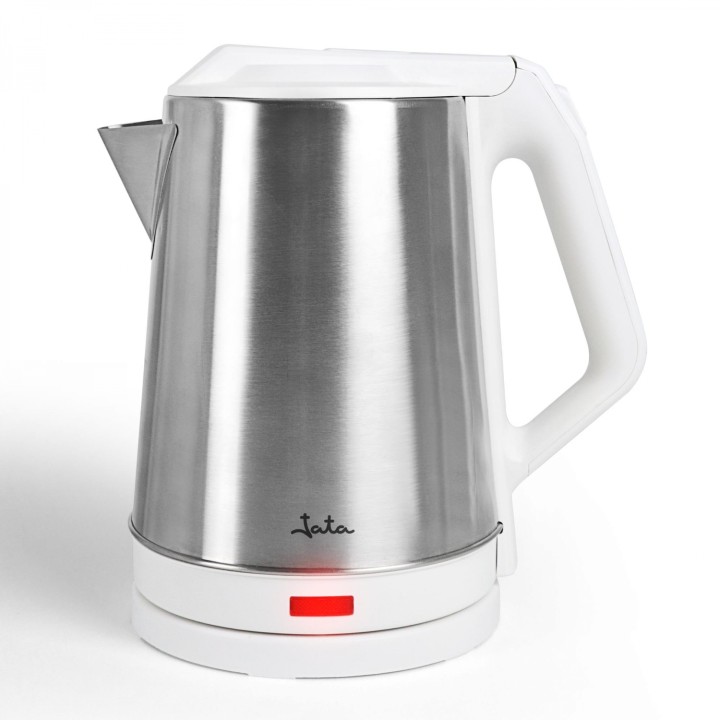JATA JEHA1723 tetera eléctrica 2 L 1500 W Acero inoxidable, Blanco