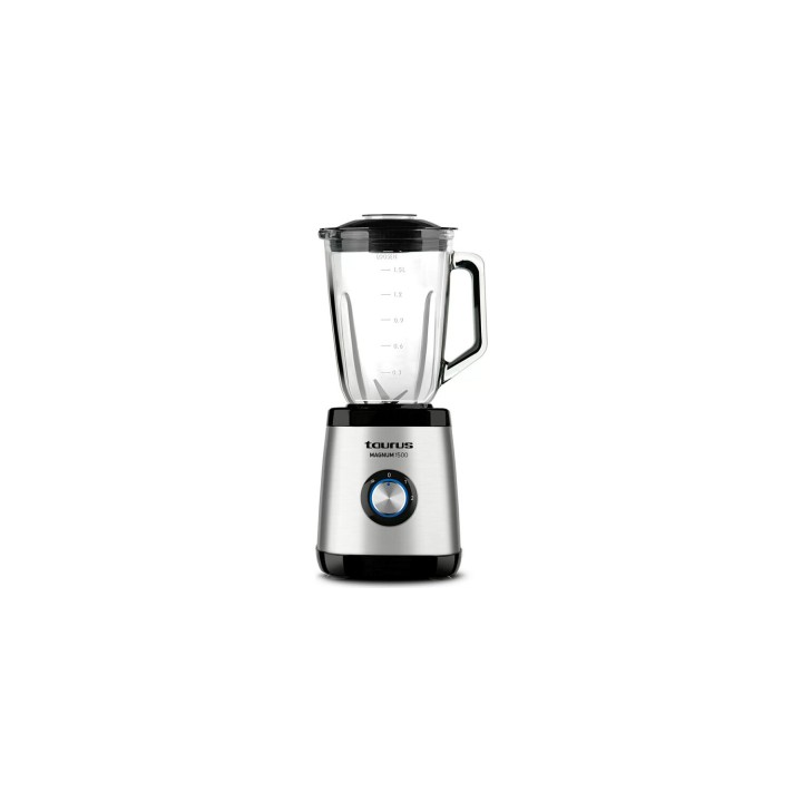 Taurus MAGNUM 1500 1,5 L Batidora de vaso 1500 W Negro, Acero inoxidable